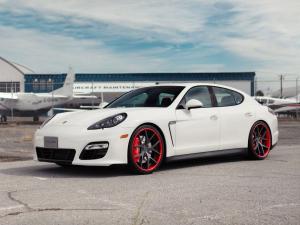 Porsche Panamera GTS Crimson Crusader PUR Wheels by SR Auto Group 2012 года